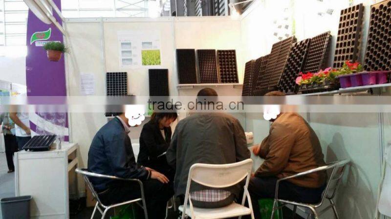 Black PS Material 72 Cell Plastic Tomato Nursery Seed Planting Germination Tray for Farming