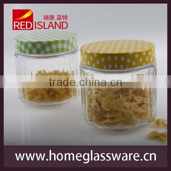 glass candle jars and lids,decorative glass jars and lids,high quality glass storage jar