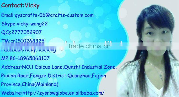 Resin Statue of liberty snow globe souvenir