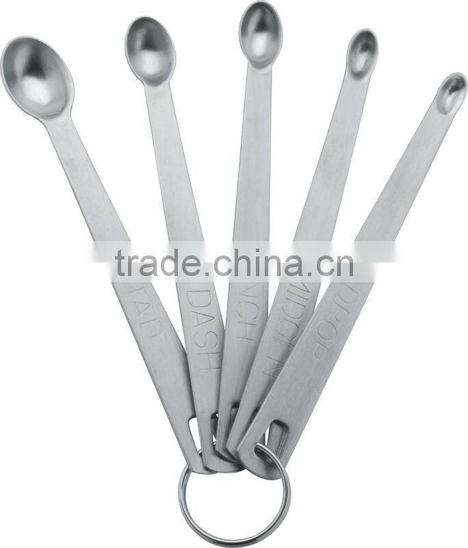 staniless steel 4pcs measuring cup, measuring spoon