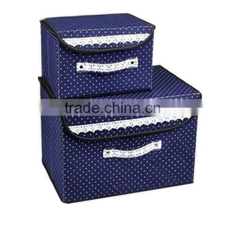 N496 Household Non Woven Box Foldable Storage Box Home Storage Organization