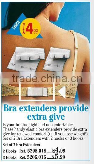 Bra extenders/colored bra extenders/elastic bra extender/bra extenders with 3 hooks