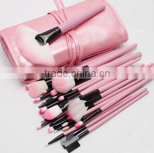 32pcs pink good quality best travel professional makeup brushes,best cosmetic brushes
