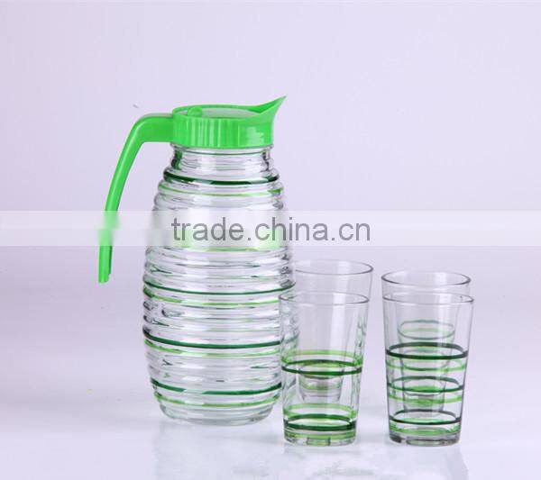 OEM glass juice container,glass pitcher