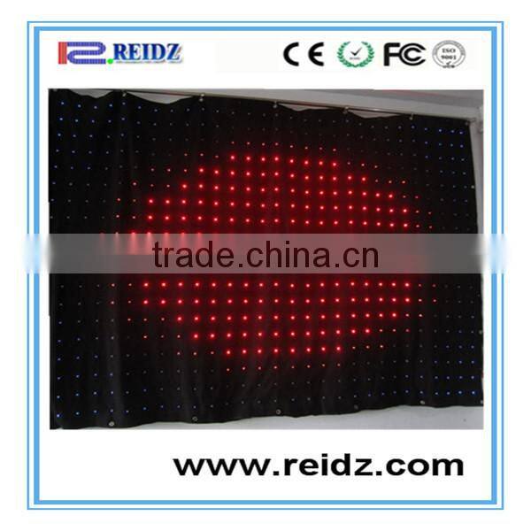 Wholesaler dmx512 sewn rental curtain wall led backdrop decoration