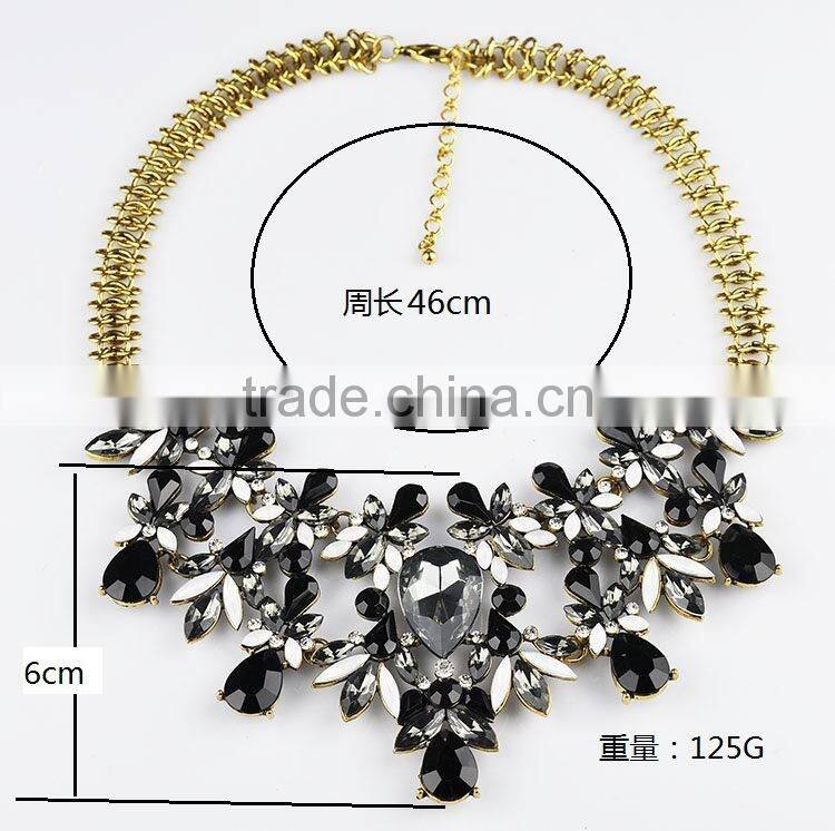 2015 Latest new style women fashion alloy jewelry necklace for laddy