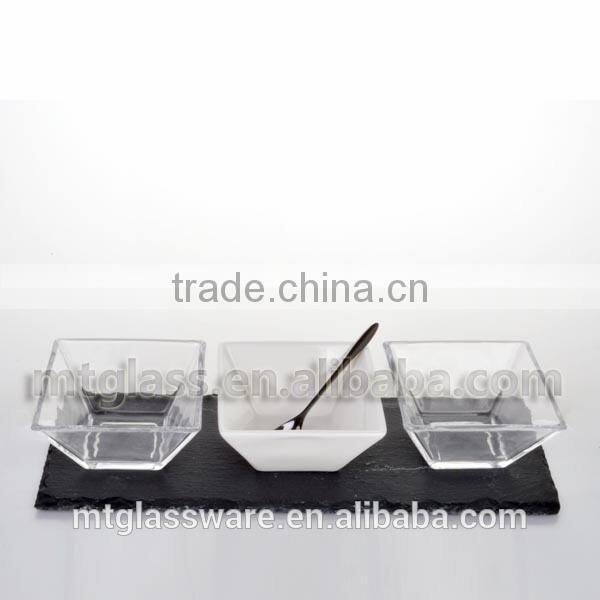 wholesale bulk 1 ceramic and 2 clear glass ice cream dessert bowl for kitchen,dinner