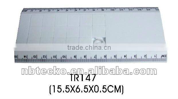 Plastic sliding puzzle ruler for promotional