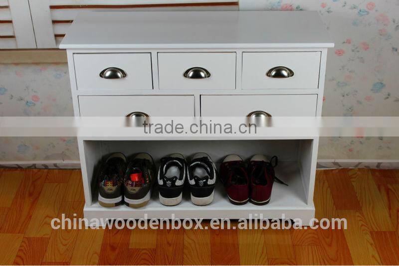Wholesale and customize wooden shoe racks