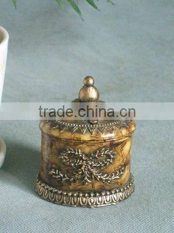 New product 2015 polyresin beautiful jewelry boxes