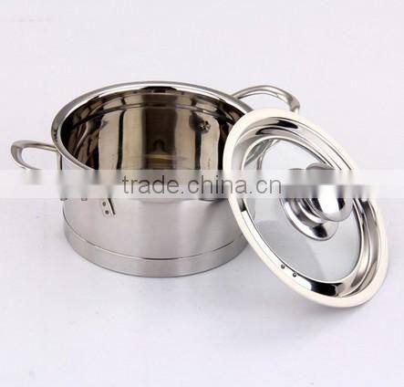 2014 New Design casserole pot stainless steel cooking pot