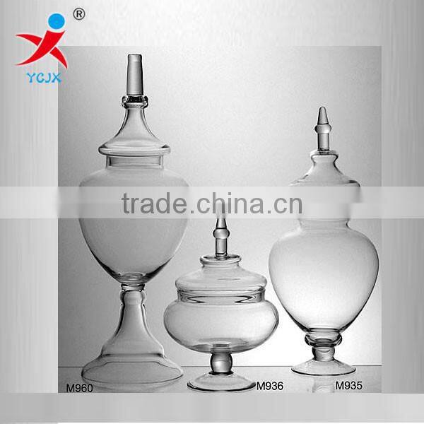 Japanese seal and clear Storage for Whole grains/Transparent glass container for candy &tea with transparent lids