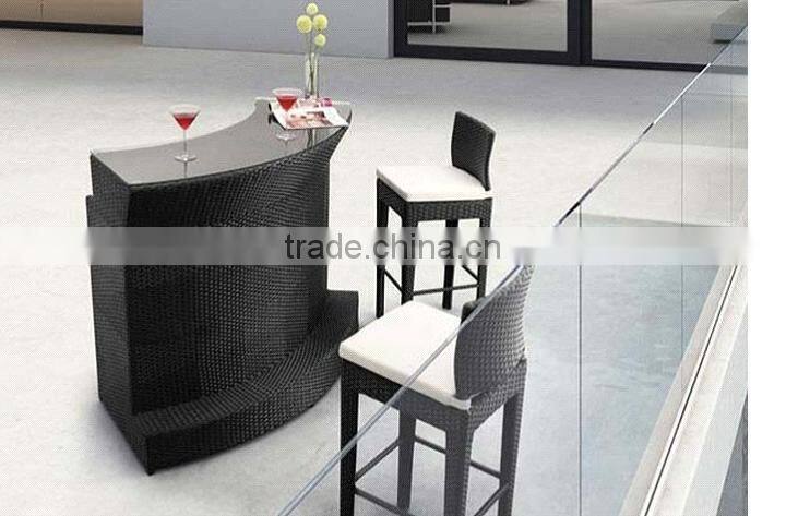 rattan outdoor furniture bar sets