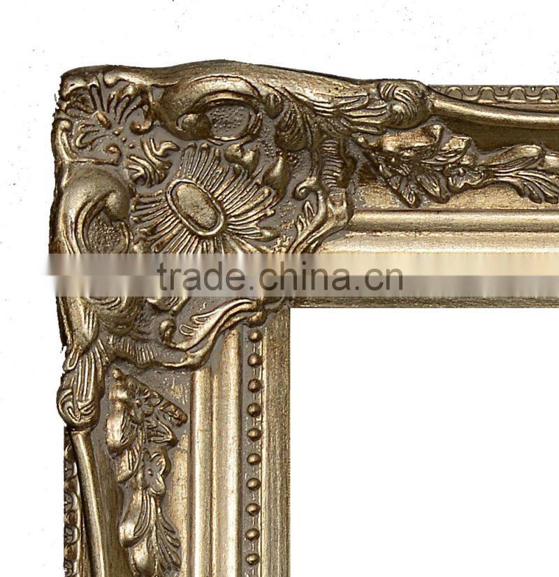 Vintage Baroque Wooden Ornate Picture Frame for Oil Paintings Cusotmized Colors Available