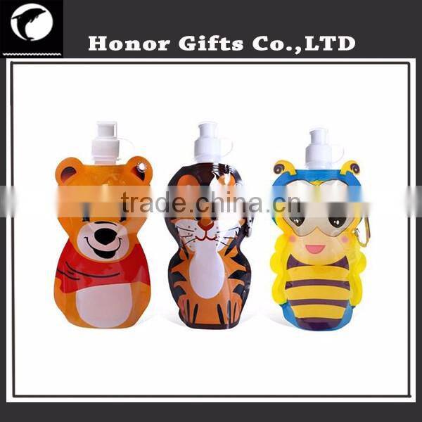 Customized Colorful Eco-friendly Foldable Folding Water Bottle