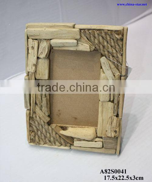 natural wood frame photo