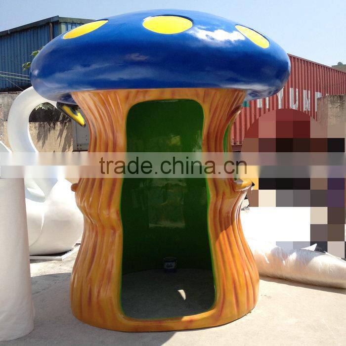 FRP giant mushroom statue sculpture