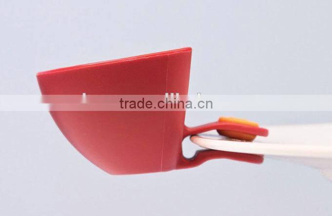 4 PCS Set Plastic Dip Clip Colorful Bowl Clip Mini Plate Sauce Clip