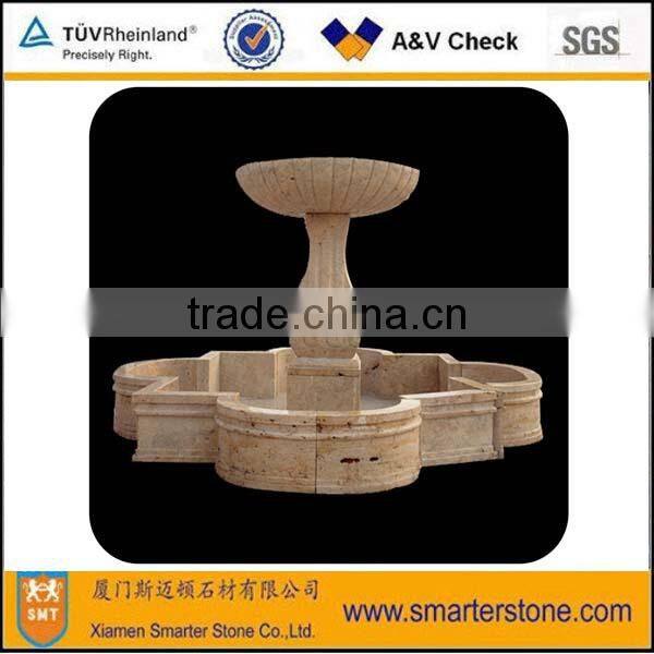 Promotional Outdoor Stone Water Garden Fountain White Marble or ODM design as your order