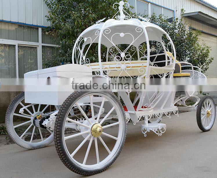 European style pumpkin princess carriage scenic spot exhibition hall, photography props wedding electric carriage(BG11-M097)