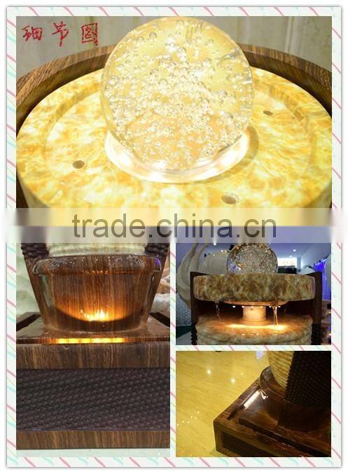 led lighting artificial resin water fountain / indoor outdoor decoration