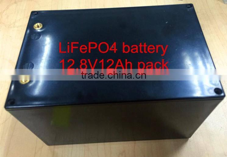 LiFePO4 battery 12V12Ah with SLA casing for solar light