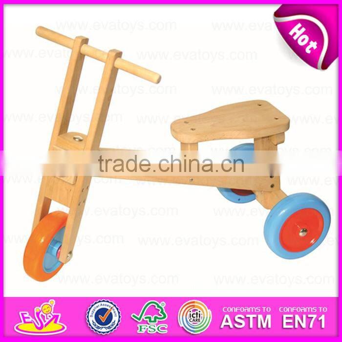 2016 most populae lovely wooden baby tricycle W16A023