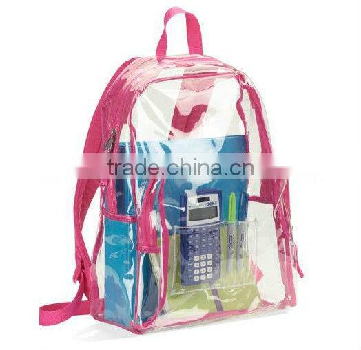 Fashion Girls Clear PVC Backpack