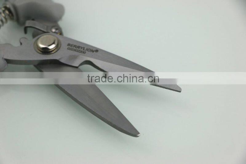 BERRYLION 175mm insulated wire scissor, cheap price electrician cutter