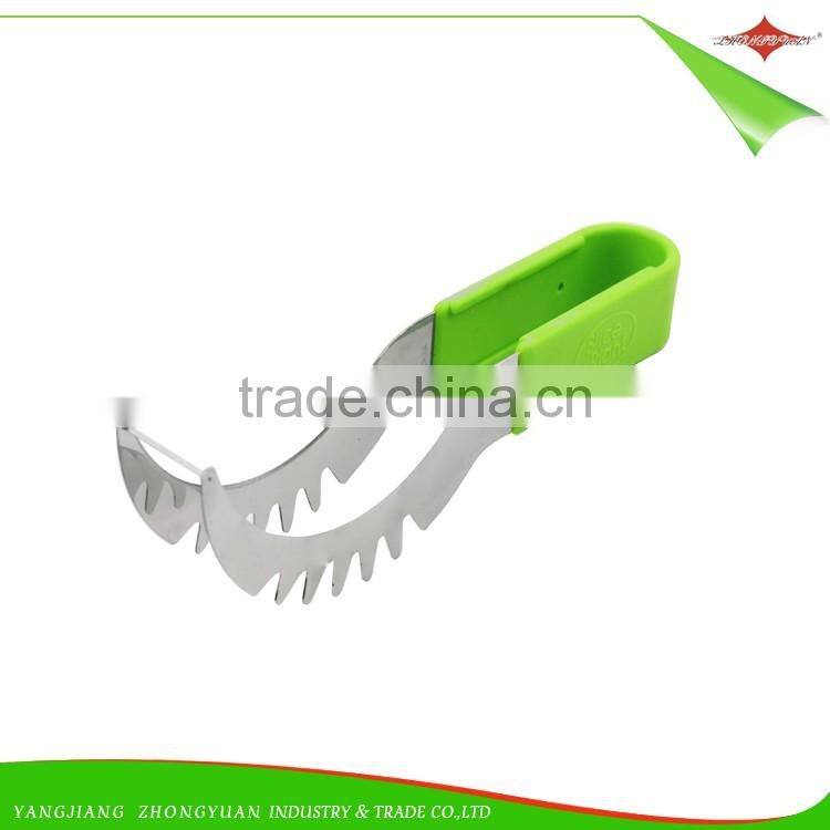 ZY-F1472 good quality tpr grip watermelon slicer