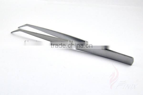 Angled Tip Stainless Steel Tweezers