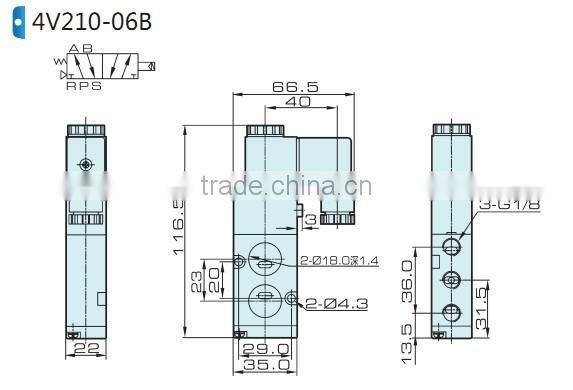 4V200 delphi control valve with high quality