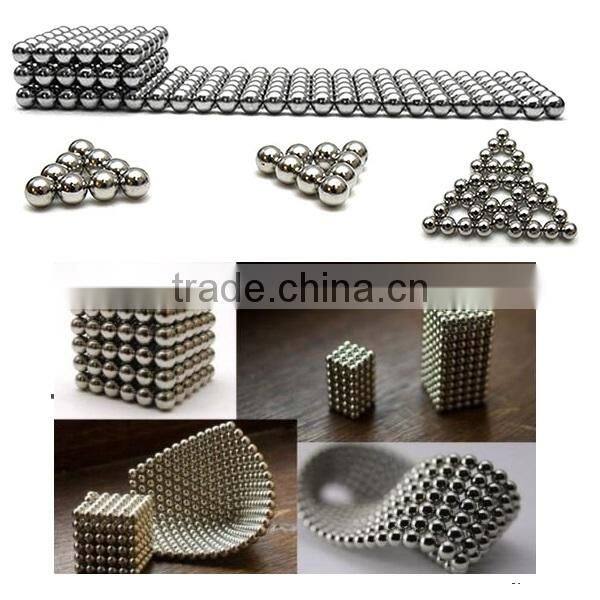 Magnetic Decompression Ball Educational Toys for Children Size 3mm Pack of 216 Pieces