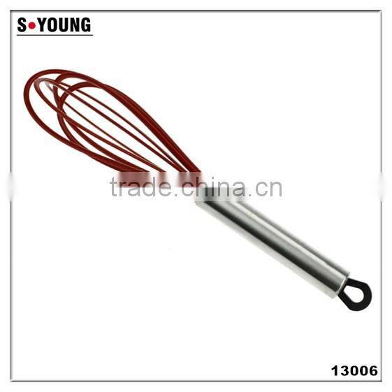13019 stainless steel Egg Beater Blender with rubber insert