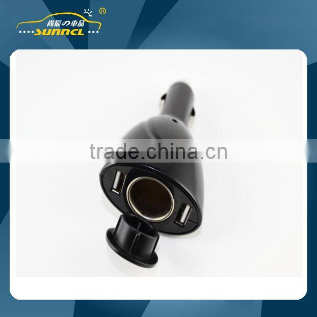 2015 CE Approval Car Charger Cigarette Lighter Adapter with Double USB for iPhone , Tablet