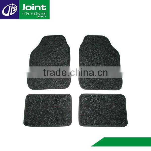 Hot Selling Black / White Two Colors Decorative PVC Car Floor Mats