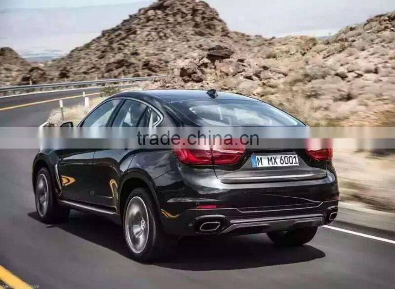 automotive parts for B~MW X6 F16 muffler tip PP rear diffuser