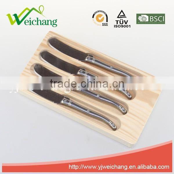 WCJ847 High Quality All Stainless Steel Cheese Knife 4 Pcs Butter Knife Set