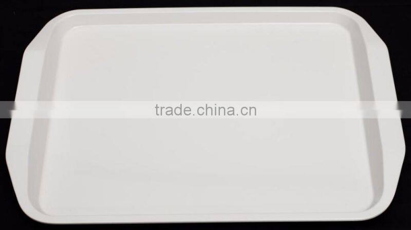 Wholesale custom print square melamine tray with handle