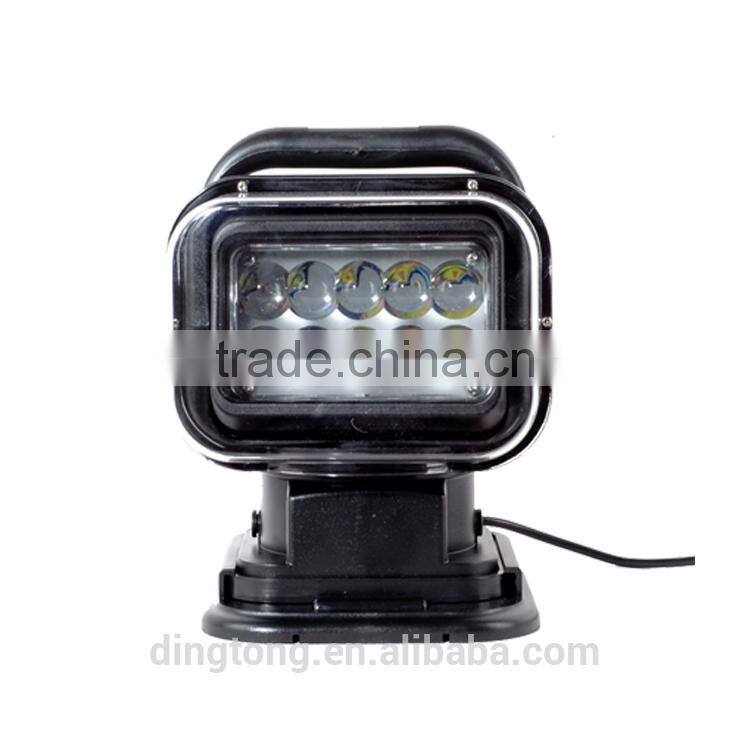 360 degree Remote control led work light, 50w Led search lights, hunting lights