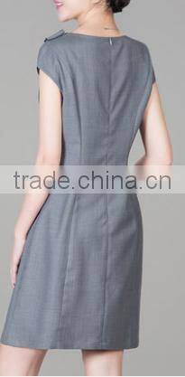 2016 New Summer Professional Corset Short Sleeve Formal Wrap Skirt for Women Office Ladies