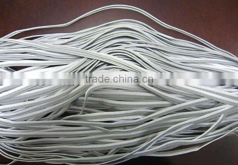 cotton reflective piping for garment