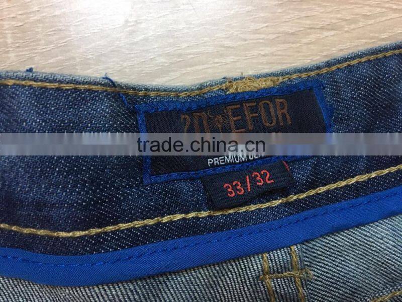 GZY Simple Normal Men Denim Jeans Wholesale For South America Stock