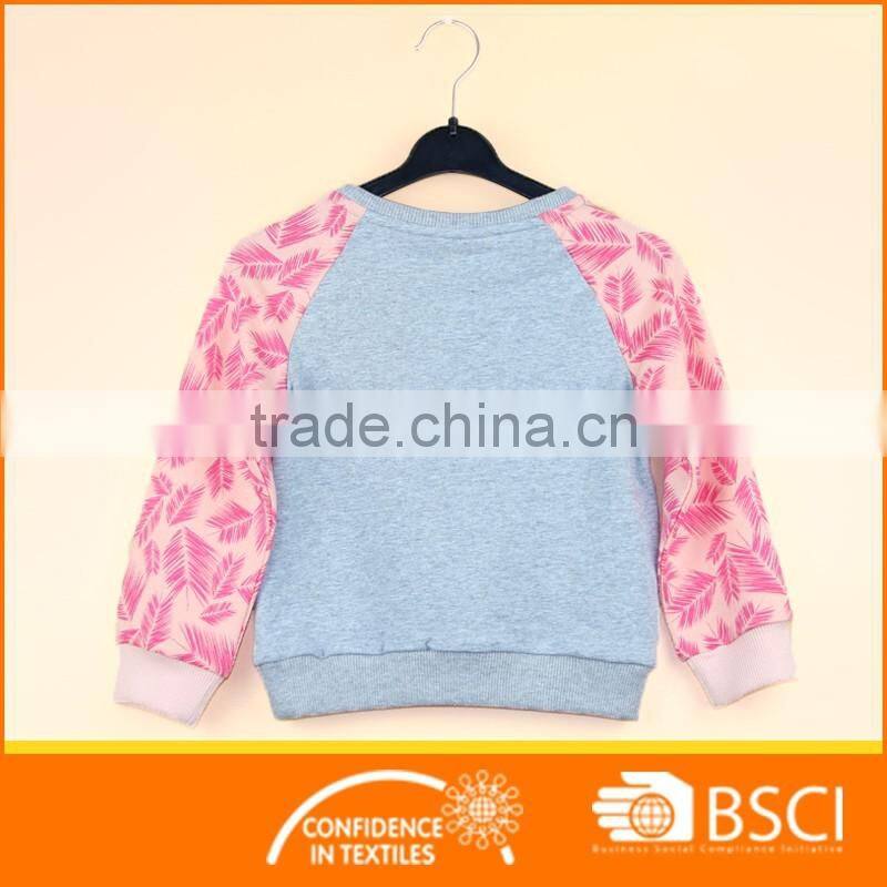 New Design Crew Neck Sweatshirt Kids Wear Pullover Hoodies