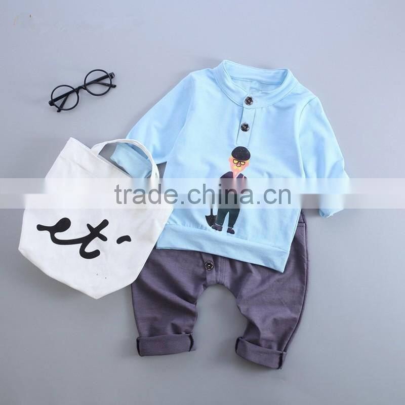 Unique Cheap bulk wholesale children's clothing set Authentic designer wholesale clothing images of Western tops and pants