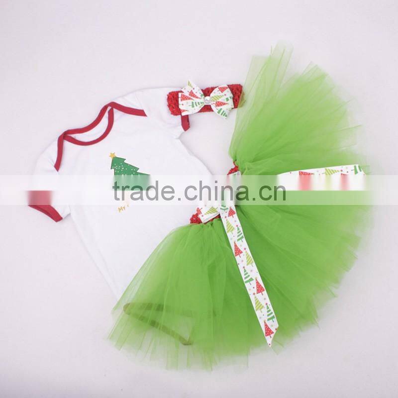 2017 Hot Sale wholesale fashion children clothes ChristmasT shirt baby clothes clothing set