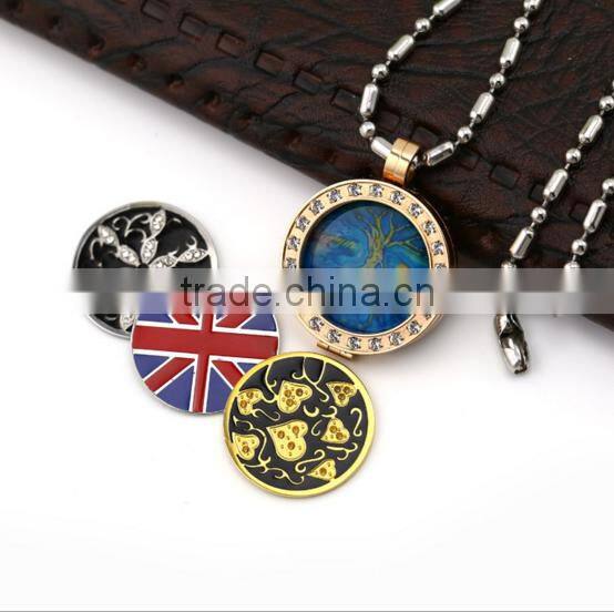 Gold 33MM Coin Dream Peace Faith Love Angel Coin Round Disc Charm