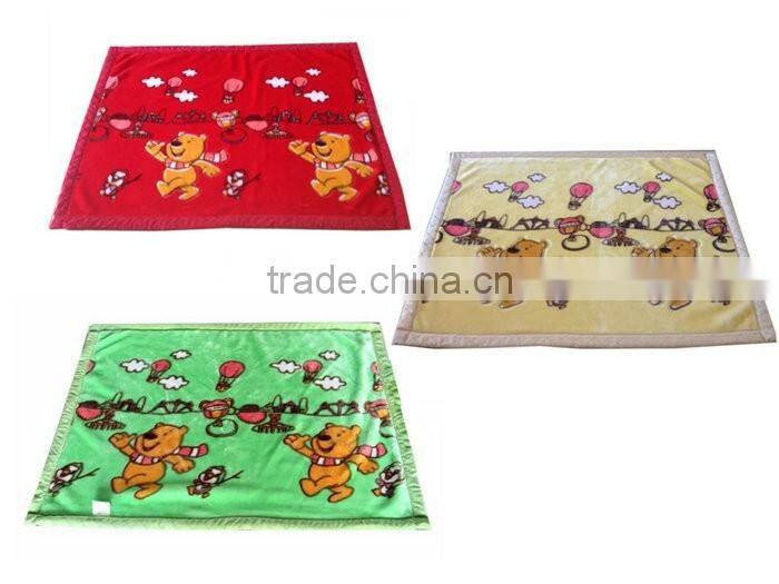 Top Selling Factory Wholesale OEM Baby Soft Raschel Blanket