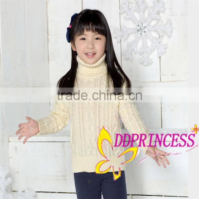 2015 factory wholesale of kids sweater girls ,wool sweater girls
