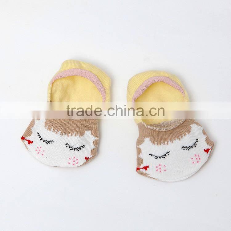 YF71089 Korean 2017 cotton cartoon non-slip children baby floor socks